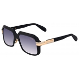 Cazal - Vintage 607/3 ALU - Legendary - Black Gold Gradient Grey - Sunglasses - Cazal Eyewear
