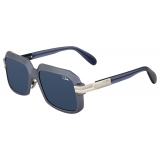 Cazal - Vintage 607/3 ALU - Legendary - Palladium Silver Blue - Sunglasses - Cazal Eyewear