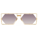 Cazal - Vintage 004 - Legendary - Black Gold Gradient Grey - Sunglasses - Cazal Eyewear