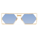 Cazal - Vintage 004 - Legendary - Bronzo Oro Blu Sfumato - Occhiali da Sole - Cazal Eyewear