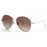 Tom Ford - Rio Sunglasses - Pilot Sunglasses - Palladium - FT1028 - Sunglasses - Tom Ford Eyewear