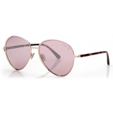 Tom Ford - Rio Sunglasses - Occhiali da Sole Pilota - Oro Viola Sfumato - FT1028 - Occhiali da Sole - Tom Ford Eyewear