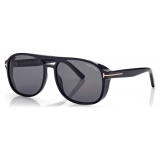 Tom Ford - Rosco Sunglasses - Occhiali da Sole Navigatore - Nero - FT1022 - Occhiali da Sole - Tom Ford Eyewear