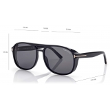 Tom Ford - Rosco Sunglasses - Occhiali da Sole Navigatore - Nero - FT1022 - Occhiali da Sole - Tom Ford Eyewear