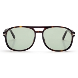 Tom Ford - Rosco Sunglasses - Occhiali da Sole Navigatore - Havana Scuro - FT1022 - Occhiali da Sole - Tom Ford Eyewear