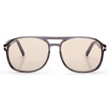 Tom Ford - Rosco Sunglasses - Occhiali da Sole Navigatore - Grigio - FT1022 - Occhiali da Sole - Tom Ford Eyewear