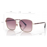 Tom Ford - Fern Sunglasses - Occhiali da Sole Squadrati - Oro Rosa Sfumato - FT1029 - Occhiali da Sole - Tom Ford Eyewear