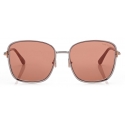 Tom Ford - Fern Sunglasses - Occhiali da Sole Squadrati - Oro Rosa Sfumato - FT1029 - Occhiali da Sole - Tom Ford Eyewear