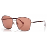 Tom Ford - Fern Sunglasses - Occhiali da Sole Squadrati - Oro Rosa Sfumato - FT1029 - Occhiali da Sole - Tom Ford Eyewear