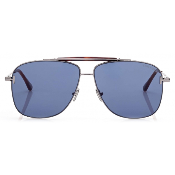 Tom Ford - Jaden Sunglasses - Navigator Sunglasses - Light Ruthenium - FT1017 - Sunglasses - Tom Ford Eyewear
