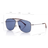 Tom Ford - Jaden Sunglasses - Occhiali da Sole Navigatore - Rutenio Chiaro - FT1017 - Occhiali da Sole - Tom Ford Eyewear