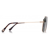 Tom Ford - Jaden Sunglasses - Navigator Sunglasses - Rose Gold Green - FT1017 - Sunglasses - Tom Ford Eyewear
