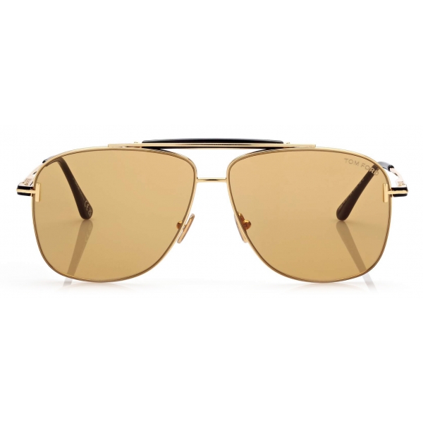 Tom Ford - Jaden Sunglasses - Occhiali da Sole Navigatore - Marrone - FT1017 - Occhiali da Sole - Tom Ford Eyewear