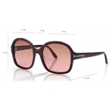 Tom Ford - Hanley Sunglasses - Butterfly Sunglasses - Dark Havana - FT1034 - Sunglasses - Tom Ford Eyewear