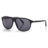Tom Ford - Prescott Sunglasses - Pilot Sunglasses - Black - FT1027-N - Sunglasses - Tom Ford Eyewear