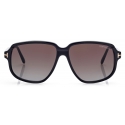 Tom Ford - Anton Sunglasses - Occhiali da Sole Squadrati - Nero - FT1024 - Occhiali da Sole - Tom Ford Eyewear