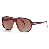Tom Ford - Anton Sunglasses - Square Sunglasses - Dark Havana - FT1024 - Sunglasses - Tom Ford Eyewear