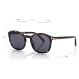 Tom Ford - Jayson Sunglasses - Round Sunglasses - Dark Havana - FT1020 - Sunglasses - Tom Ford Eyewear