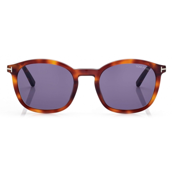 Tom Ford - Jayson Sunglasses - Occhiali da Sole Rotondi - Havana Bionda - FT1020 - Occhiali da Sole - Tom Ford Eyewear