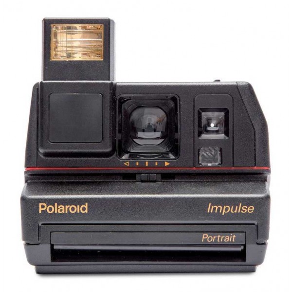 Polaroid Originals - Fotocamera Polaroid 600 - Impulse - Nera - Fotocamera Vintage - Fotocamera Polaroid Originals
