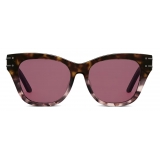 Dior - Sunglasses - DiorSignature B4F - Brown Pink Tortoiseshell Burgundy - Dior Eyewear