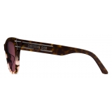 Dior - Sunglasses - DiorSignature B4F - Brown Pink Tortoiseshell Burgundy - Dior Eyewear