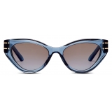 Dior - Sunglasses - DiorSignature B7I - Transparent Blue - Dior Eyewear