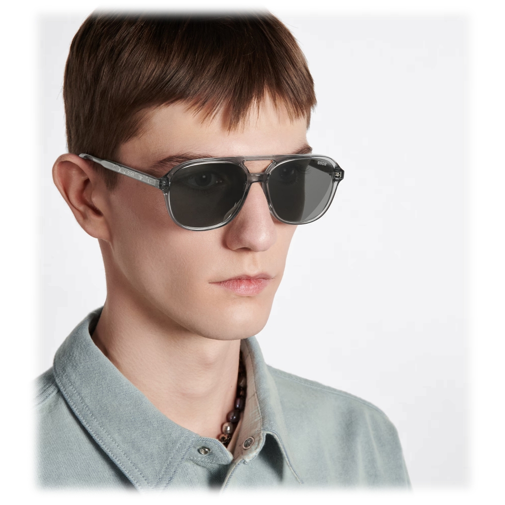 Dior - Sunglasses - InDior N1I Bioacetate - Transparent Gray - Dior ...