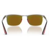 Ferrari - Ray-Ban - RB3726M F007A1 57-18 - Official Original Scuderia Ferrari New Collection - Sunglasses - Eyewear