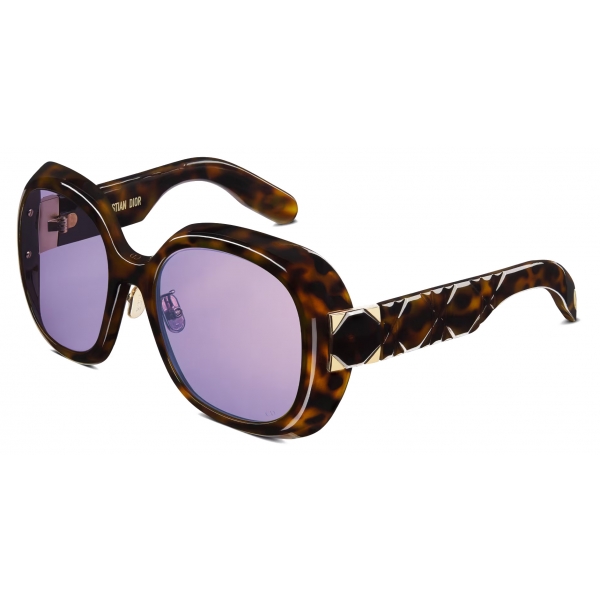 Dior - Sunglasses - Lady 95.22 R2F - Brown Tortoiseshell Purple - Dior Eyewear