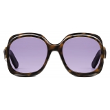 Dior - Sunglasses - Lady 95.22 R2F - Brown Tortoiseshell Purple - Dior Eyewear