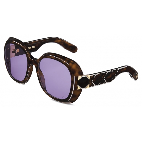 Dior - Sunglasses - Lady 95.22 R2I - Brown Tortoiseshell Purple - Dior Eyewear