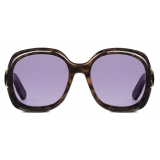 Dior - Sunglasses - Lady 95.22 R2I - Brown Tortoiseshell Purple - Dior Eyewear