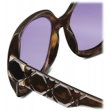 Dior - Occhiali da Sole - Lady 95.22 R2I - Marrone Tartaruga Viola - Dior Eyewear