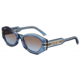 Dior - Sunglasses - DiorSignature B1U - Blue Transparent - Dior Eyewear