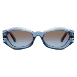 Dior - Occhiali da Sole - DiorSignature B1U - Trasparente Blu - Dior Eyewear