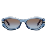 Dior - Sunglasses - DiorSignature B1U - Blue Transparent - Dior Eyewear