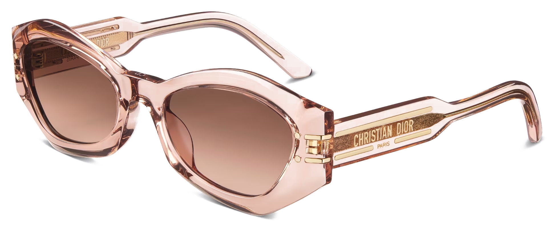 Dior - Sunglasses - DiorSignature B1U - Pink Transparent