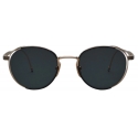 Thom Browne - Titanium Round Sunglasses - Gold Black - Thom Browne Eyewear