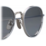 Thom Browne - Occhiali da Sole Rotondi in Titanio - Grigio - Thom Browne Eyewear