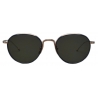 Thom Browne - Titanium Round Sunglasses - Black Gold Navy - Thom Browne Eyewear