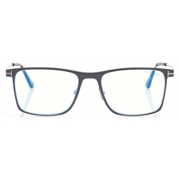 Tom Ford - Blue Block Square Opticals - Square Optical Glasses - Grey - FT5865-B - Optical Glasses - Tom Ford Eyewear