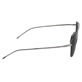 Thom Browne - Titanium Aviator Sunglasses - Black - Thom Browne Eyewear