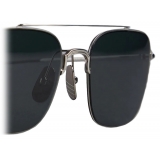 Thom Browne - Occhiali da Sole Aviatore in Titanio - Nero - Thom Browne Eyewear