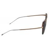 Thom Browne - Titanium Aviator Sunglasses - Gold Brown - Thom Browne Eyewear