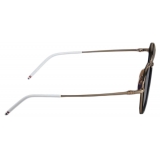 Thom Browne - Acetate and Titanium Aviator Sunglasses - Black Gold White - Thom Browne Eyewear
