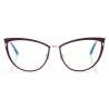 Tom Ford - Blue Block Cat Eye Opticals - Occhiali da Vista Cat Eye - Rosso - FT5877-B - Occhiali da Vista - Tom Ford Eyewear
