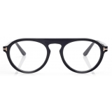 Tom Ford - Pilot Horn Opticals - Cat Eye Optical Glasses - Black Horn - FT5883-P - Optical Glasses - Tom Ford Eyewear