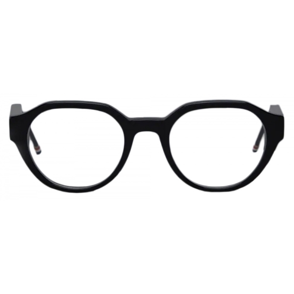 Thom Browne - Occhiali da Vista Rotondi in Acetato - Nero - Thom Browne Eyewear