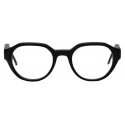 Thom Browne - Occhiali da Vista Rotondi in Acetato - Nero - Thom Browne Eyewear